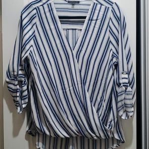 Blue stripped West Kei blouse